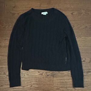 Club Monaco Black Knit Sweater